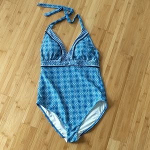 LOFT halter one piece swimsuit
